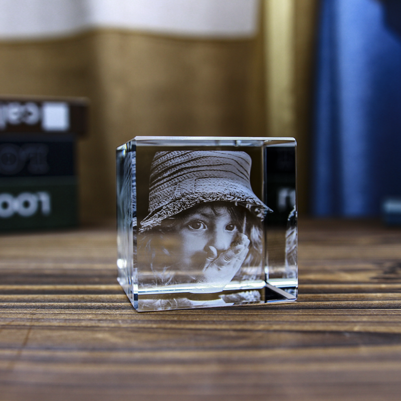 Picture of 3D Crystal Photo Cube